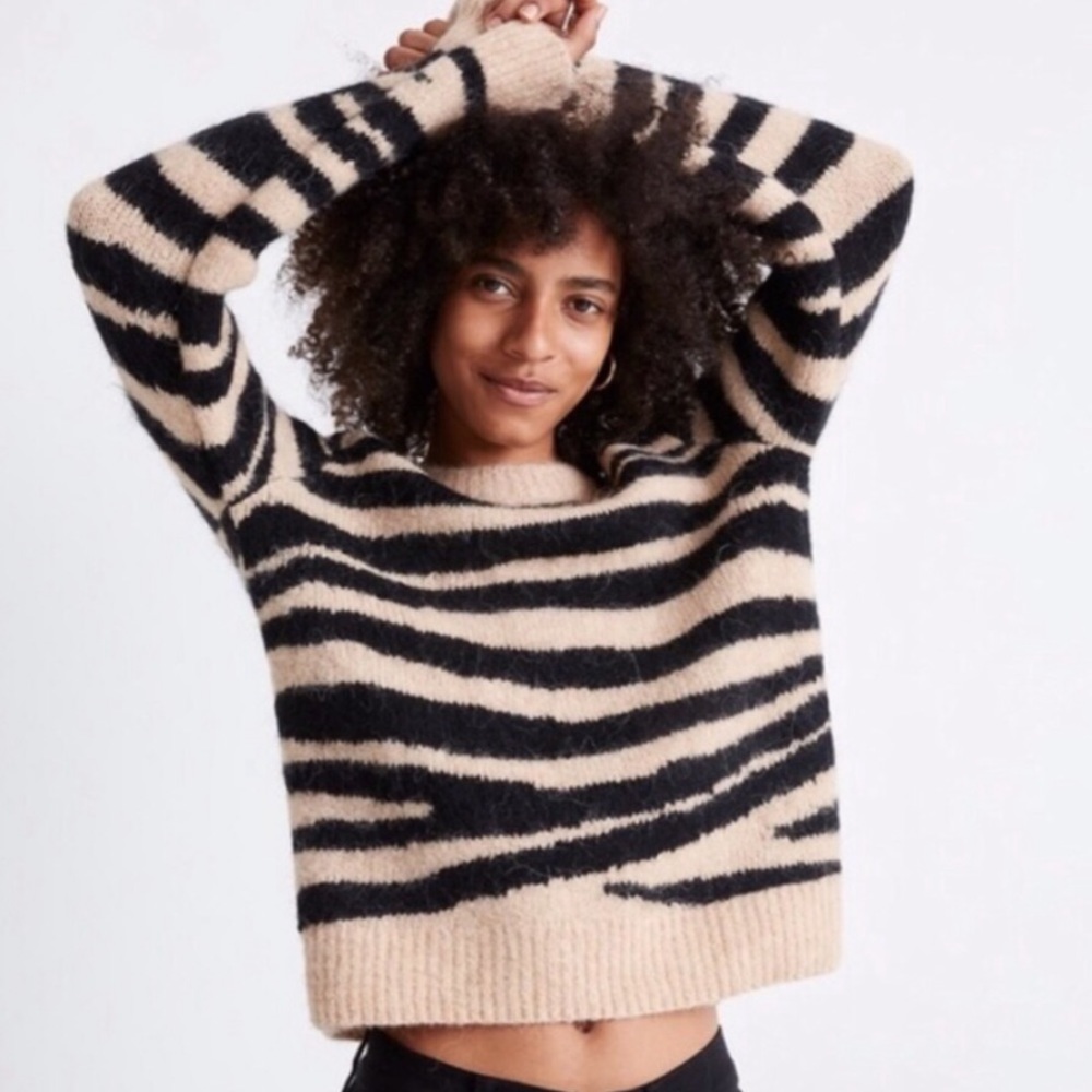 Madewell tiger sweater